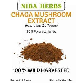 Niba Herbs CHAGA MUSHROOM(Inono - 16 oz, or 1 Pound