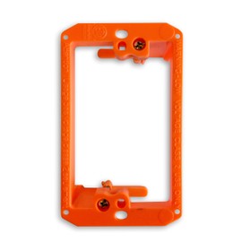 1 Pack Low Voltage Mounting Brackets 1 Gang for Drywall Outlet Cable Pass Through Wall Plates - Cable Wall Plate Bracket for Old Work, Telephone Wires, Network Cable, HDMI, Coaxial & Speaker Wire