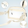 INTINI Clear Fanny Pack, Stadium Approved Crossbody Bag Purses for
