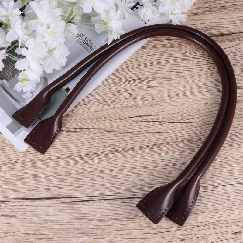 EXCEART Shoulder Strap Bag Handle Genuine Leather Sewing Strap Replacement