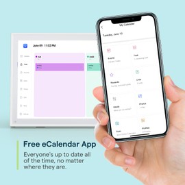 Smart Digital Calendar Family Organizer, Family Planner, Chore Chart, Meal Planner, Task Manager, Smart Home Scheduler