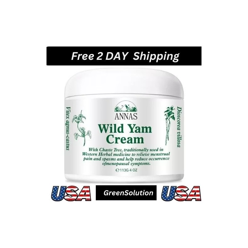 Creme Wild Yam Cream, ANNAS Wild Yam Cream Organic for