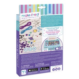 Make It Real 2901208 DIY Galaxie Armbänder, Bastelset, Schmuckset zum selber basteln für Kinder, 90 Teile