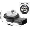VANKUB 2 PCS Turn Signal Tail Light Socket Dodge Ram