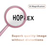 HOPLEX Handheld Magnifying Glasses 5X Reading Magnifier with Shatterproof Metal