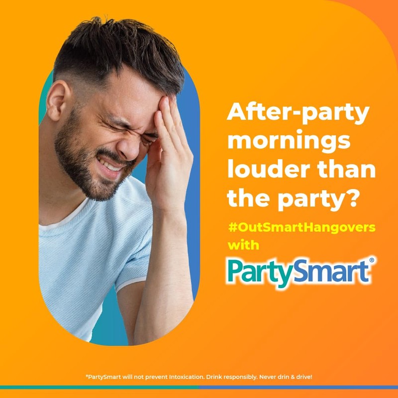 Himalaya PartySmart Herbal Capsules – Plant-Based Wellness Supplement, 5 Capsules