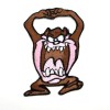 Looney Tunes Tasmanian Devil Taz Embroidered Iron On Patch Looney Tunes Badge