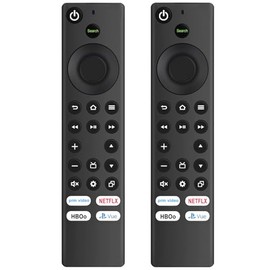 Pack of 2 Universal Remote Control Replacement Compatible for All Toshiba/Insignia Smart TVs C350 V35 Series/ F20 F30 F50 Series NS-39DF310NA21 NS-50DF710NA21 NS-55F501NA22 NS-65F501NA22 32LF221U21