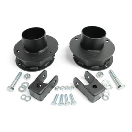 MotoFabLifts 2.5 Inch Leveling Kit for Ram 2500 (14-24) Fits Ram 3500 (13-24) 4WD Includes Shock Extenders Made in the USA 2.5'' Raise Heavy Duty Spring Strut Spacers with Shock Relocation Brackets