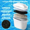 VIBINHO Pack of 6 Water Filter Cartridges, Filter Cartridges Replacement