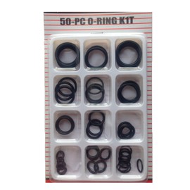 Lizzy 50 Pcs O-Rings Gasket Kit | 12 Sizes Rubber Washers O Rings Assorted, Kitchen Tap Washers Seals Spacers Insulating Plumbing Plumber Sealing For Quick Repair