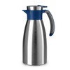Emsa Soft Grip N4120100 Insulated Jug, 1 Litre, Stainless Steel,