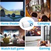 Mini Projector, Full HD 1080P Home Theater Video Projector Proyector,