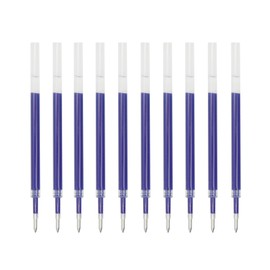Maydahui 50 Pcs Blue Ink Retractable Gel Pen Refills 0.7 mm Replacement Gel Ink Refills 4.33 inch(11 cm) Smooth Writing Pen Refills for Retractable Click Pens School Office (Blue)