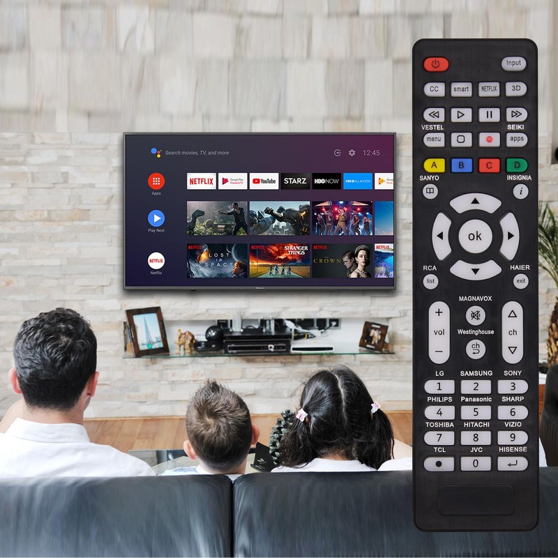 Universal TV Remote for All TV Remotes, Backlit Universal Remote