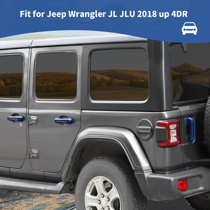 JOSHELA for Jeep JL Tailgate Door Handle Cover Trim Fit