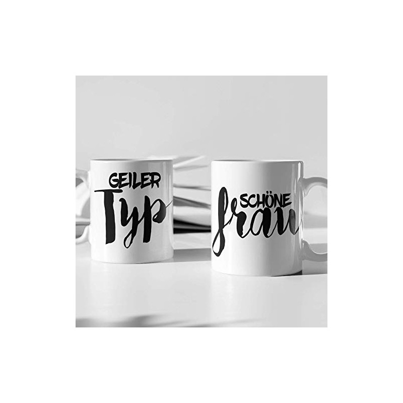 Set of 2 Gift Set 2 Cups Hooly Type Beautiful