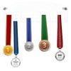 AHANDMAKER 12 Hooks Acrylic Medal Holder, 12Inch/30cm Clear Medals Display