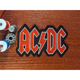 Unbranded ACDC Band Patch 3x4.75" Rock Heavy Metal Embroidered Iron On Medium Sized Patch