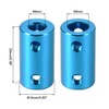 sourcing map Shaft Coupling Connector 6 mm to 8 mm
