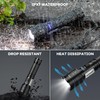 AURASEASON Flashlights High Lumens Rechargeable 2 Pack, 90,000 Lumens Super