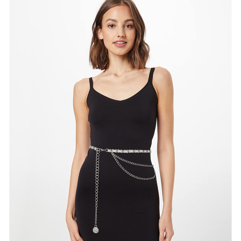 Liutufy Multi-layer Waist Chain Belt Stylish Leather Waist Chain for