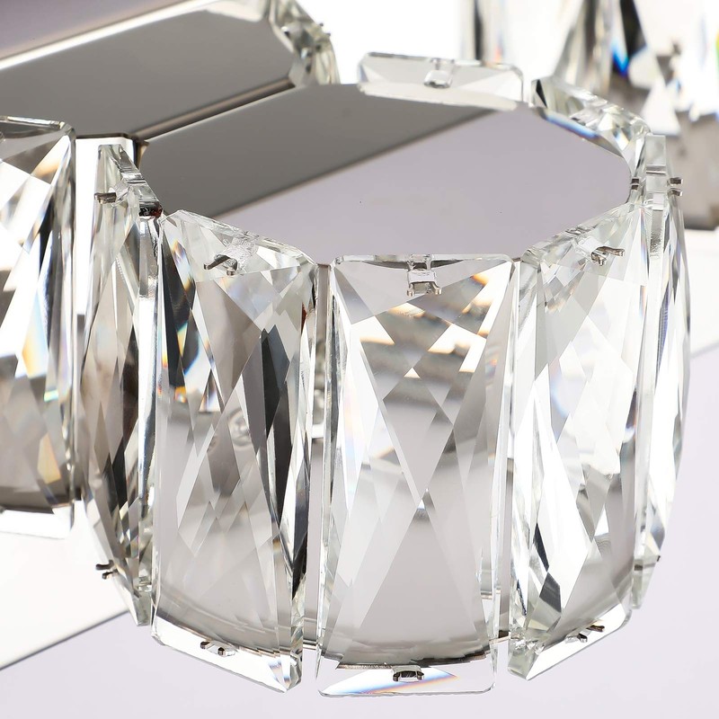 Aipsun 4 Lights Crystal Vanity Lights Over Mirror Modern Vanity