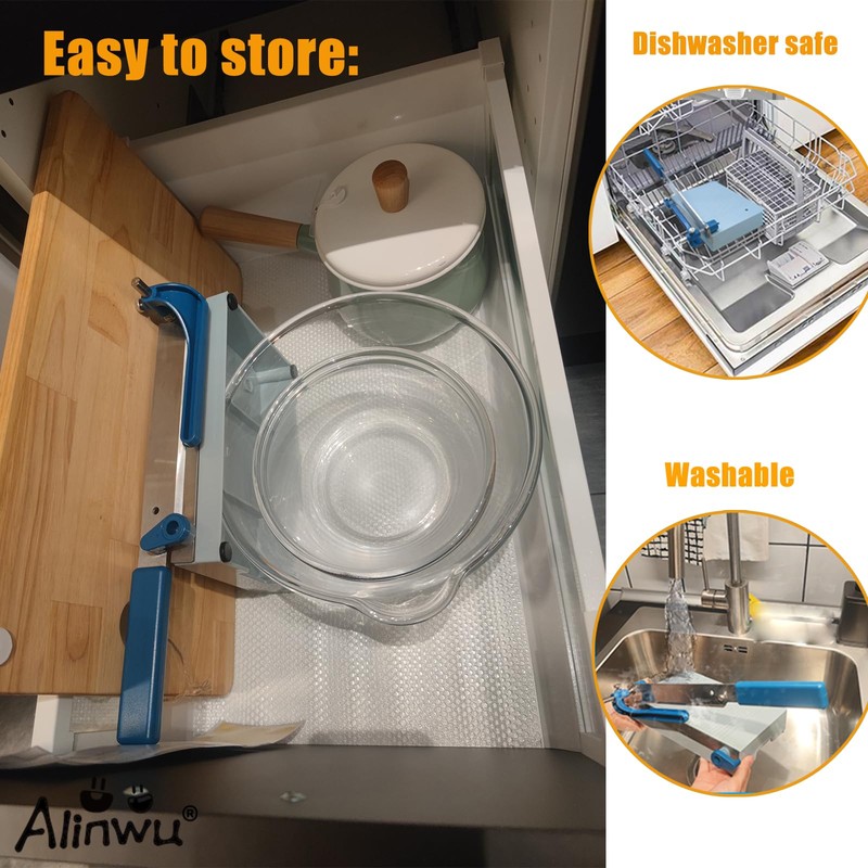 Alinwu Multipurpose Cheese Slicers for Block Cheese, with Adjustable Thickness