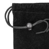 Cord Stopper, 1-Hole, Pack of 10, Black, for up to