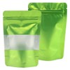 4CP 100 Pcs Zipper Smell Proof Bags with Window, Stand