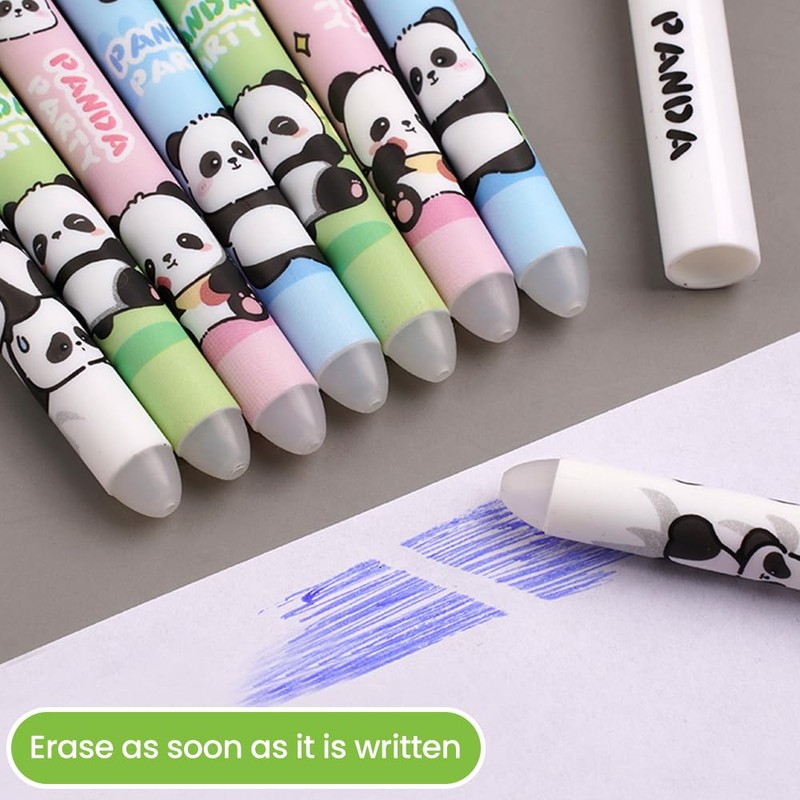 Erasable Pens- 4pcs Eraser Pen Rub Out Pen with 20pcs