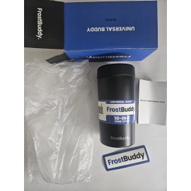 Frost Buddy NEW Frost Buddy Universal Buddy Can Cooler Fits Cans & Bottles 10 in 1 - Black