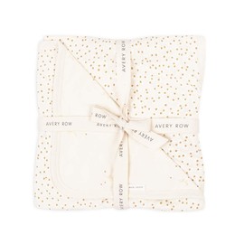 Avery Row Printed Jersey Reversible Blanket Wild Chamomile/Daisy Meadow