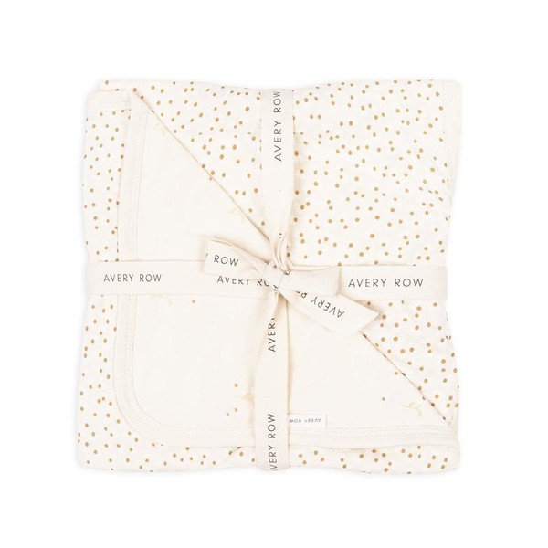 Avery Row Printed Jersey Reversible Blanket Wild Chamomile/Daisy Meadow