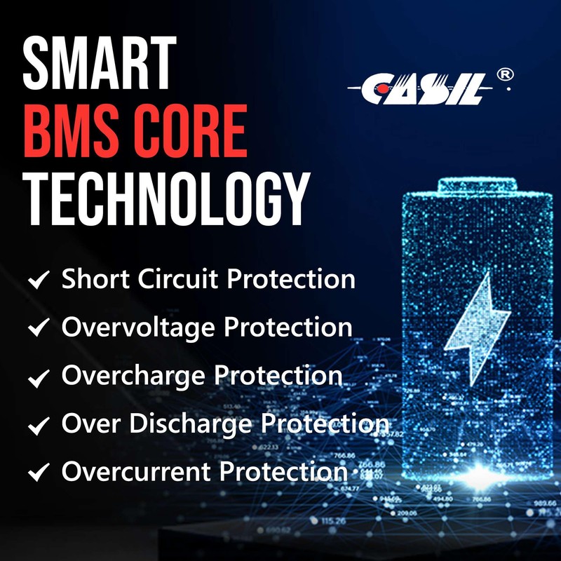 Casil CA1240 12V 4Ah SLA/AGM Sealed Lead-Acid Maintenance-Free Alarm Battery