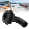 Marine Thru Hull Connector Leakproof Ergonomic Reliable Rugged 90° Thru