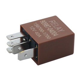 PLENTZOM 90987-04004 156700-0860 Cooling Fan Relay 5PINS 12V 40A Compatible with Toyota 18 Models,Compatible with Denso,Compatible with Lexus GS350 GS400 ES300 ES330 ES350 GS F (1)