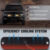 DIBMS LED Emergency Strobe Lights, 8X Amber White 6 LED
