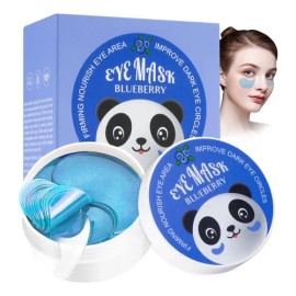 Parches Hidrogel Para Ojos Sadoer Elimina Ojeras Blueberry