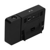 Black Projection Clock with Time Temperature LCD Screen USB Charging