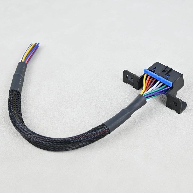 16 Pin J1962F OBD2 Female Connector to Open Cable OBDII