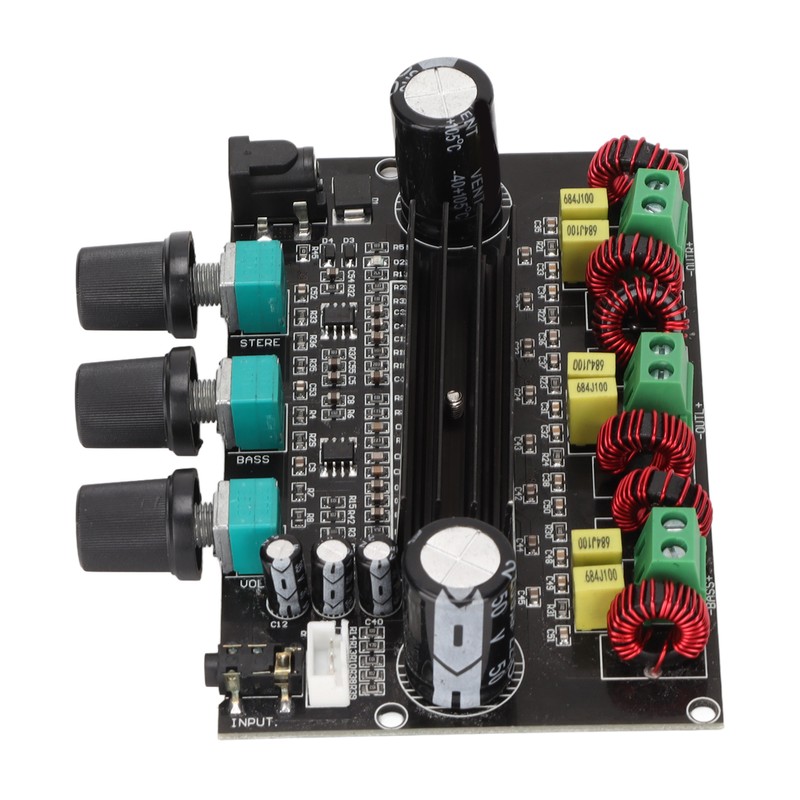 Digital Power Amplifier Board 80W+80W+100W 2.1 Channel Power Amplifier Board