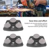 3Pcs Diamond Grinding Shoes Trapezoid Concrete Floor Cutting 3 Cylinder
