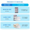 MagicQCraft 6 Pack Jumbo(70 * 100cm) Vacuum Storage Bags,Vacuum Compression
