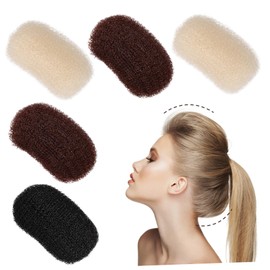 Mikinona Pack of 10 Hair Booster Hair Pads Underlay Updo with Hair Sponge Accessories Volume Hair Clip Hair Styling Hair Clips Home Accessory Women's Hair Pin Made of Steel