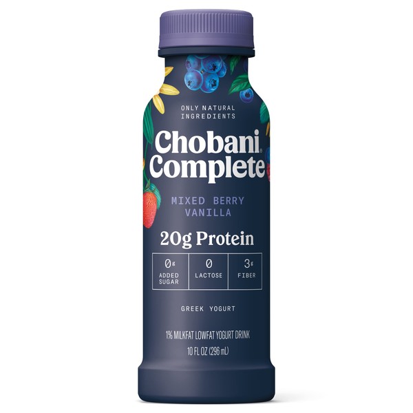 Chobani® Complete Advanced Nutrition Protein Greek Yogurt Drink Mixed Berry Vanilla 10 fl oz