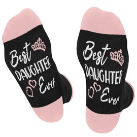 Funny Socks for Women Girls – Best Gifts Colourful Funny Women Funny Print Crazy Socks, a-daughter-02