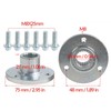 23T 3 Stud Rear Axle Wheel Hub with Screws Left