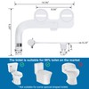 Homfan Bidet for Toilet with Non-Electric Dual Nozzle (Frontal &
