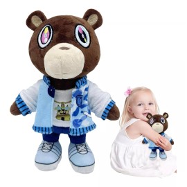 TO Juguete De Peluche De Oso Osito Kanye Teddy Bear Con Ropa